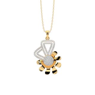 Frills of Charm Diamond Pendant